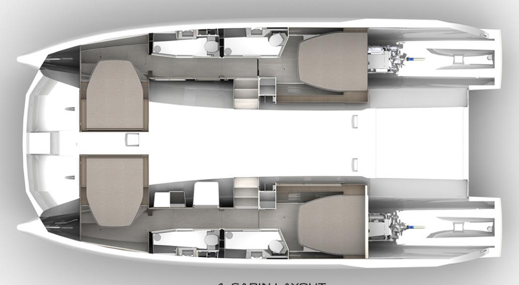 Moorings 464PC interior layout