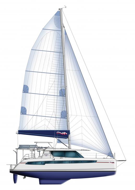 Moorings 5000 sailplan